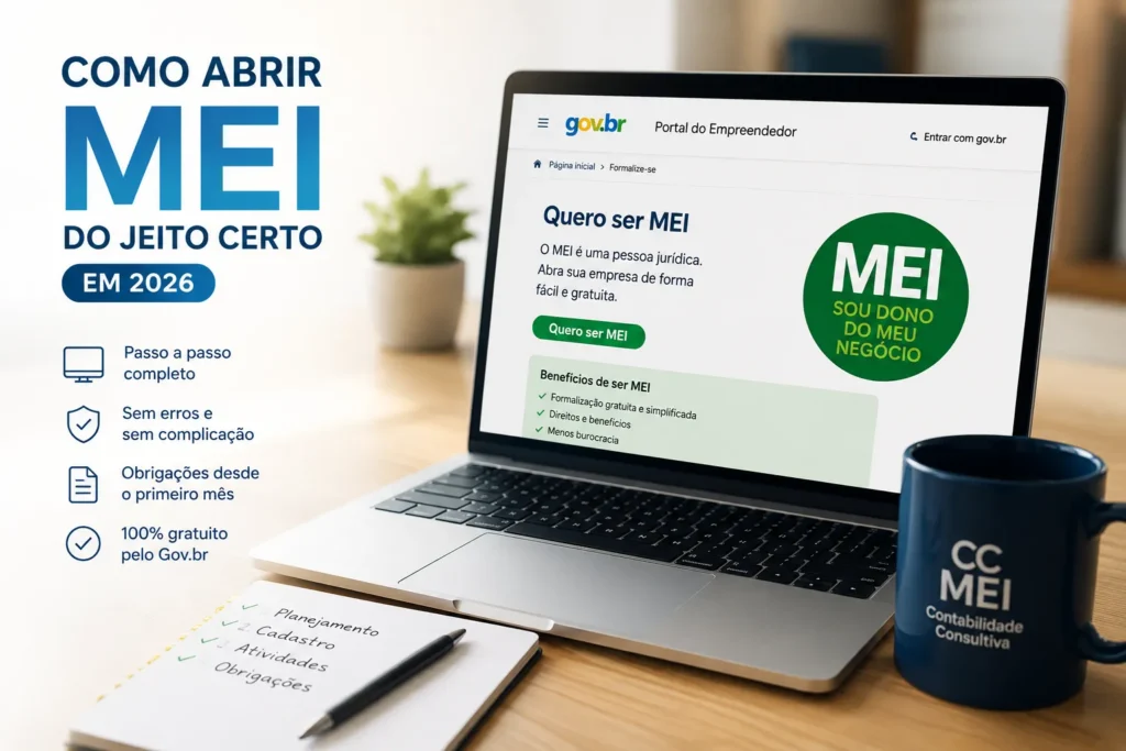 Como abrir MEI do jeito certo em 2026.