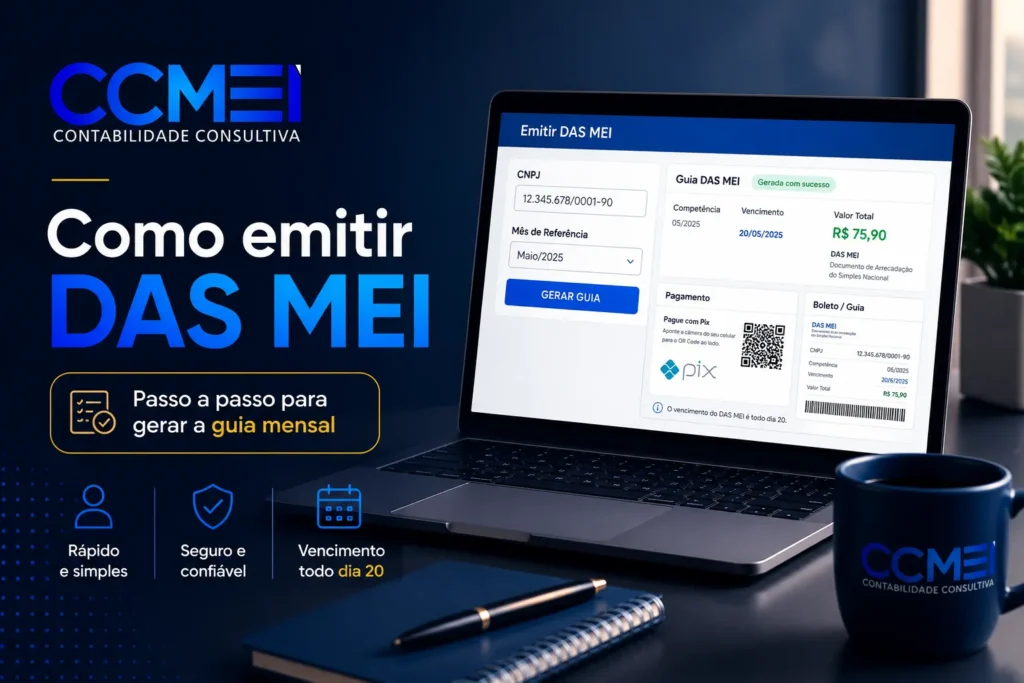 Como emitir DAS MEI pelo PGMEI, App MEI e canal oficial do Gov.br